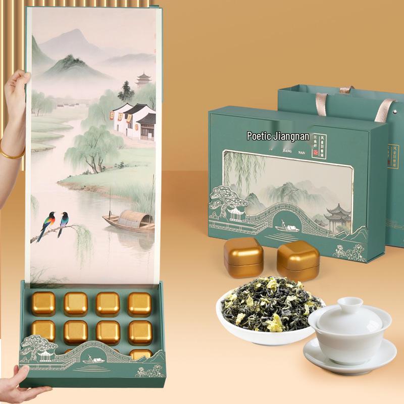 Anxi Tieguanyin Rich Aroma High-End Oolong Tea Gift Box for Personal Enjoyment