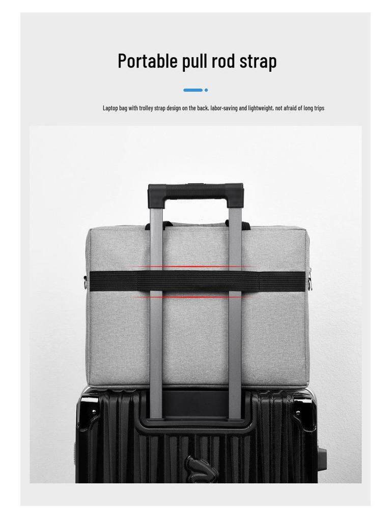 15-16 Inch Tablet & Laptop Shoulder Bag with Custom Logo - Computer Handbag Briefcase for Business