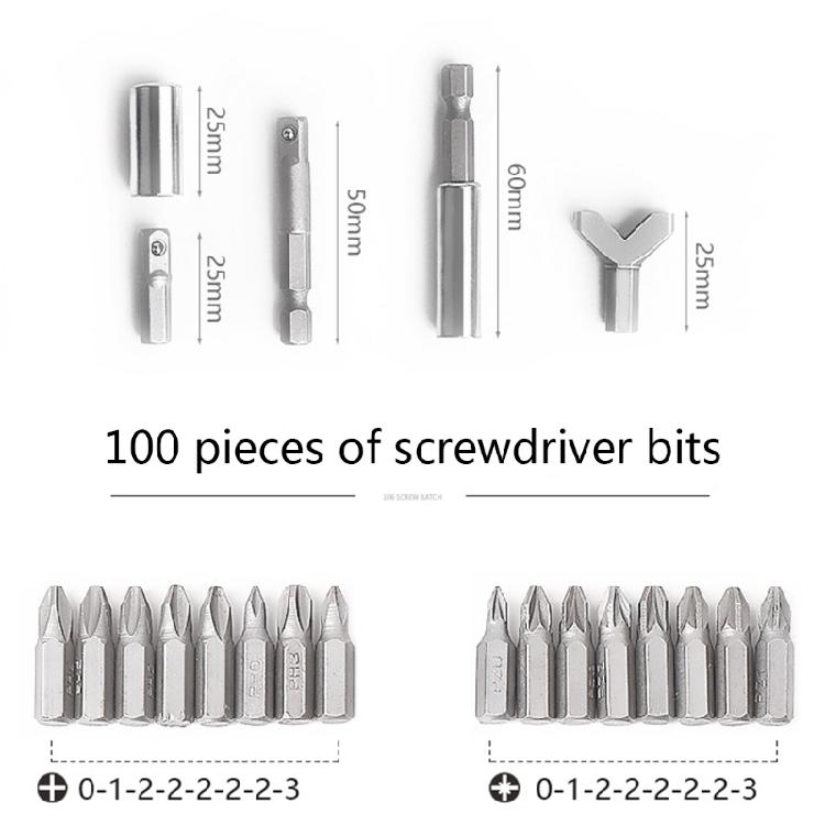 Repair Screwdriver Set 100pcs Screwdriver Set with Bit Driver Mini Screwdriver