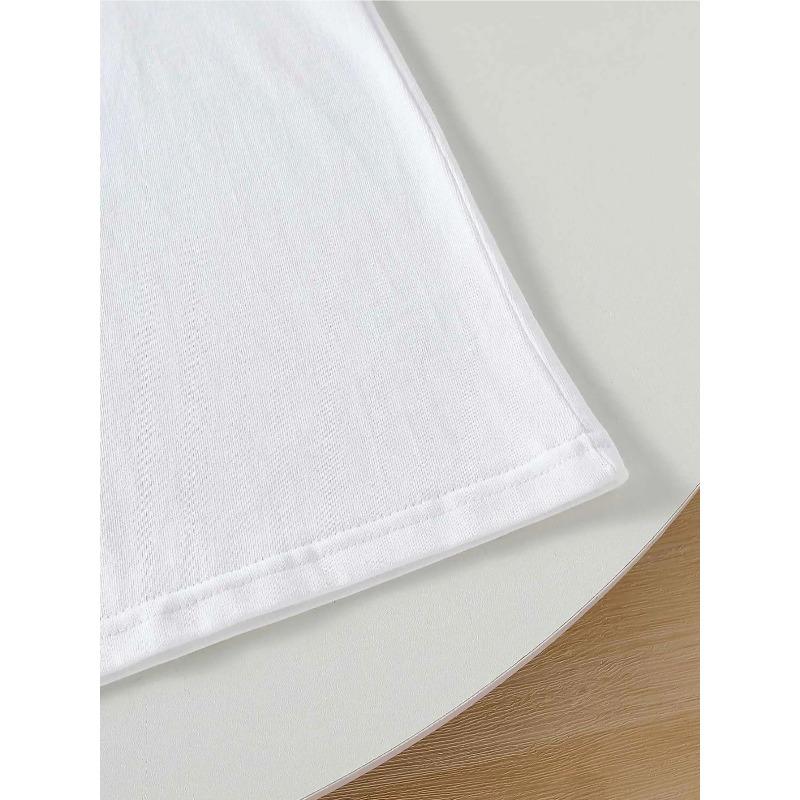 European sizes Girls Cotton Short-sleeve T-shirt, Soft and Comfortable Daily Wear, Suitable for Home, Outdoor and Sports Activities,