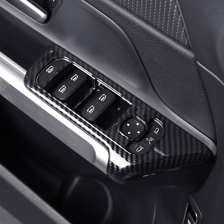 Suitable for Mercedes-Benz GLA GLBcenter control panel decorative stickerEQB EQAinterior modified carbon fiber armrest box cover