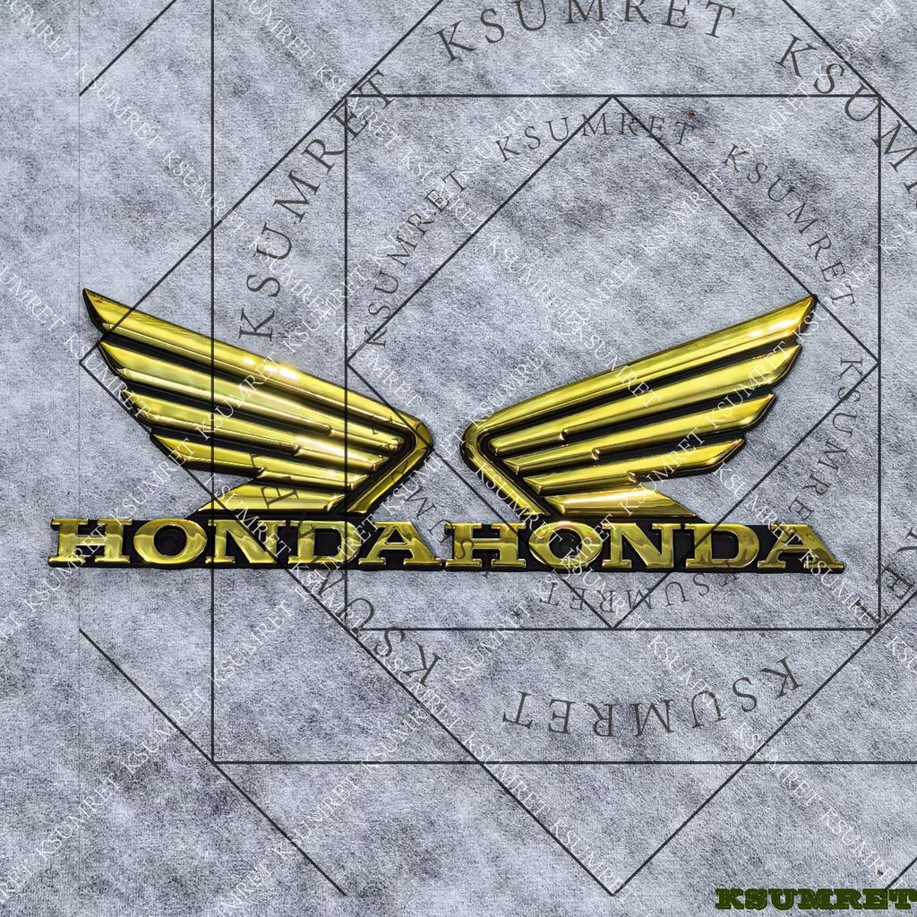 For 3D Honda Wing Stickers Motorcycle Sticker Decal Kit Fuel Tank Tail Box Decals XL7