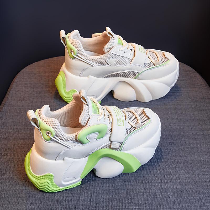 

Inner heightening dad shoes women s 2025 summer new breathable mesh retro sneakers versatile platform women s shoes 39