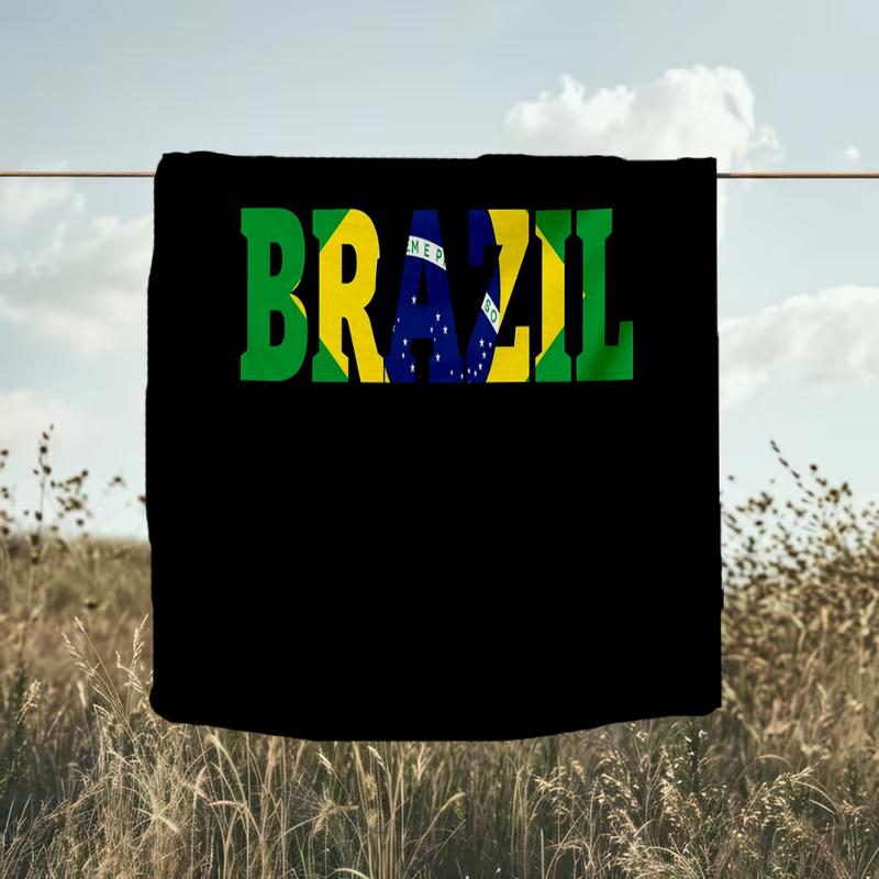 1PC Brazil Artwork Printed Soft Flannel Blanket Throw for Adult Bedroom Living Room Sofa Camping Travel Fan Gifts Christmas Gifts