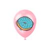 12Inch Pink Donuts Balloon Girls Candy Dessert Birthday Latex Balloons Kids Happy Doughnut Theme Birthday Party Decorative Balon