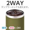 Wahei Freiz Long-Lasting Cold Can Holder for Tumblers (350ml Cans), Forest Green, Vacuum Insulated, Keeps Cans Hot or Cold, Fortec RH-1533