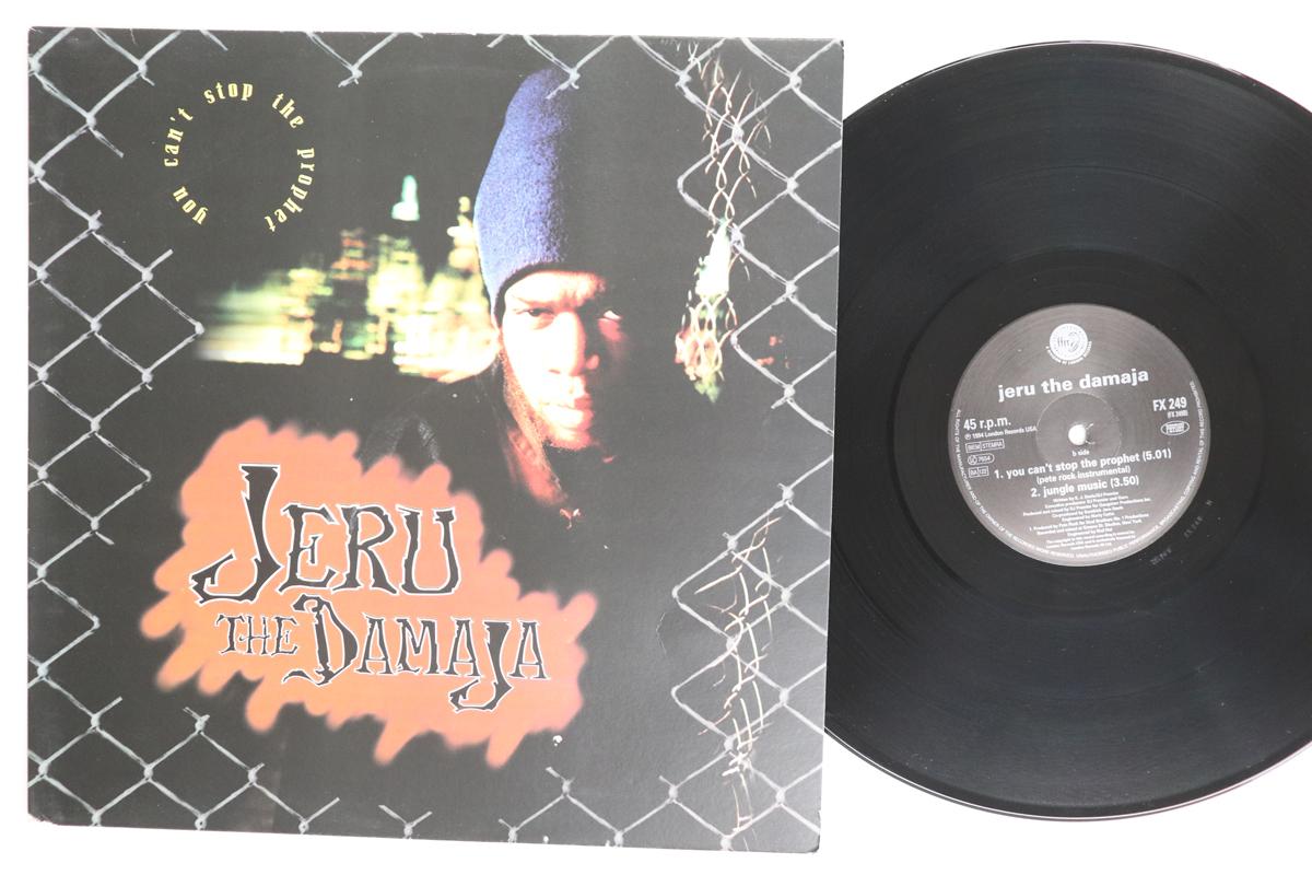 12-дюймовая пластинка JERU THE DAMAJA You Can t Stop The Prophet Pete Ro FX249 FFRR 1994 UK Рэп Хип-хоп Ритм-н-блю Б/У