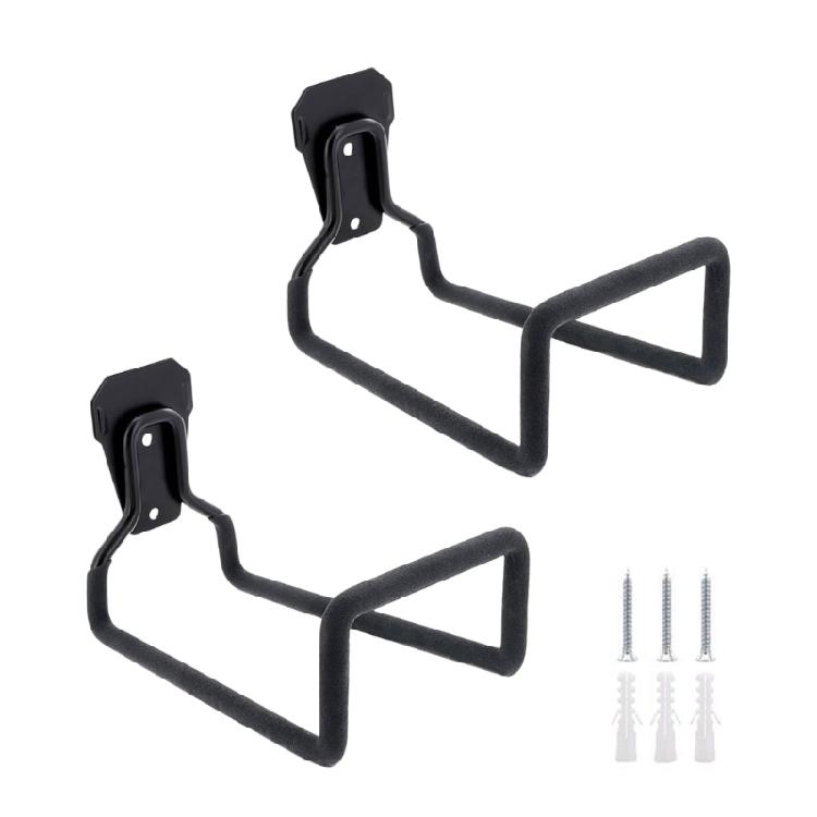 

Double Hook Hose Holder Set Crafted From Strong Metal Excellent For Lawn And Workshop