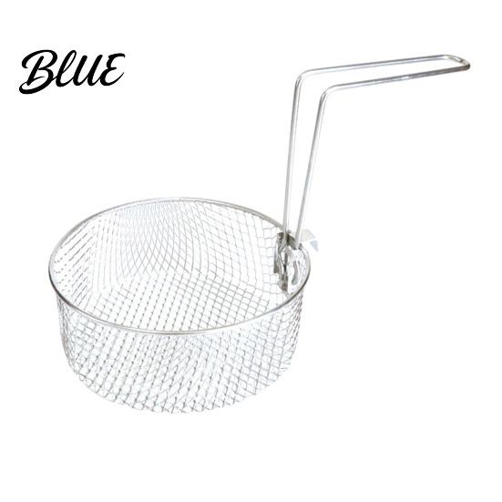 Food Grade Frying Resistant Mesh Steel with Basket Tool Stainless Handle Heat Strainer Durable Removable Handle Fryer Basket Multi