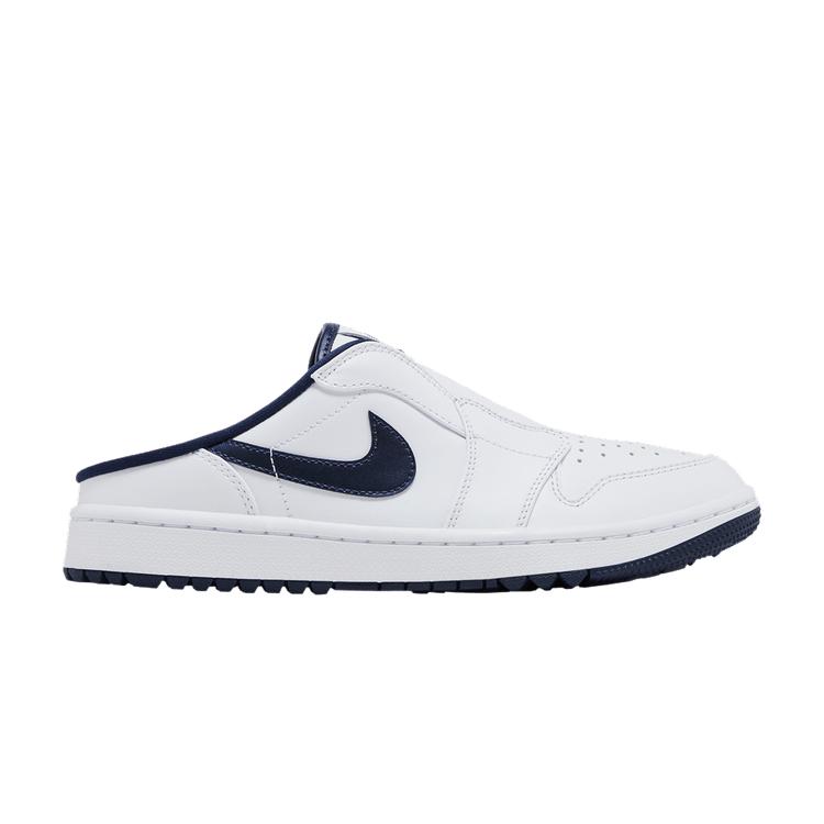 Jordan 1 Mule Golf Белый Полуночный Синий 41