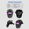 Darkening Welding Mask Glasses Welding Helmet Welding Hood Argon Arc Welding Hat Solar Rechargeable Welding Mask Welding Facial Screen Welding