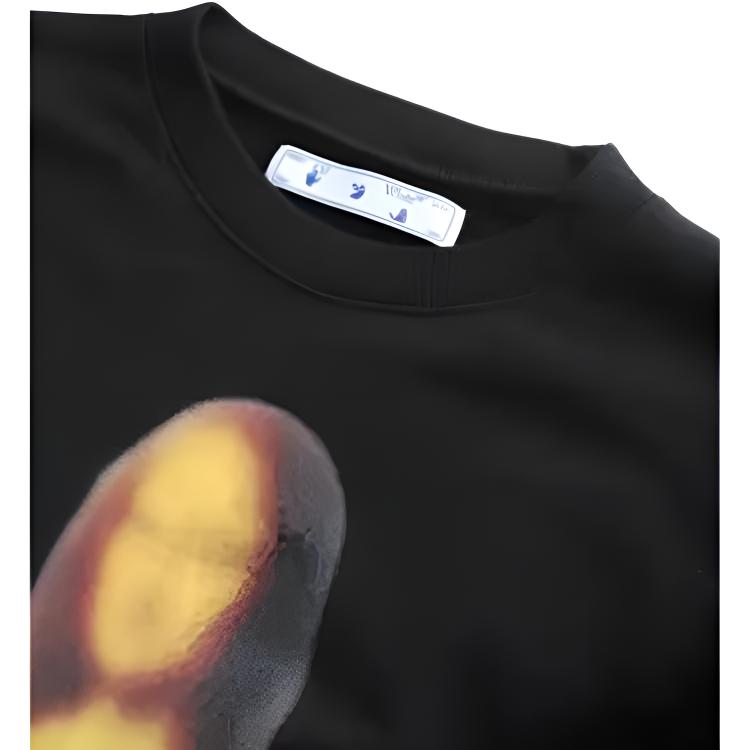 Off-White Mona Lisa Print Hoodie Fw20 Men Tops Black OMBA035F20FLE0041010