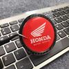 HONDA Motorcycle Decoration Crystal Stickers 3D Stereo Round Personality Carbon Fiber Decals for Honda Racing Fuel Tank Stickers akd256