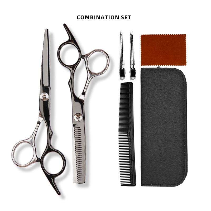 Professional Stainless Steel Hair Cutting Scissors Set - 4CR Hairdressing Shears