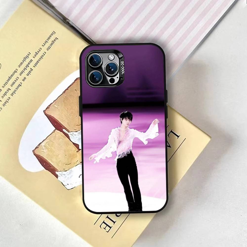 4A Jump H-Hanyu Y-Yuzuru Phone Case For iPhone 17,16,15,14,13,12,11 Plus,Pro Max,XS,Colorful Silver Phone case Funda Cover