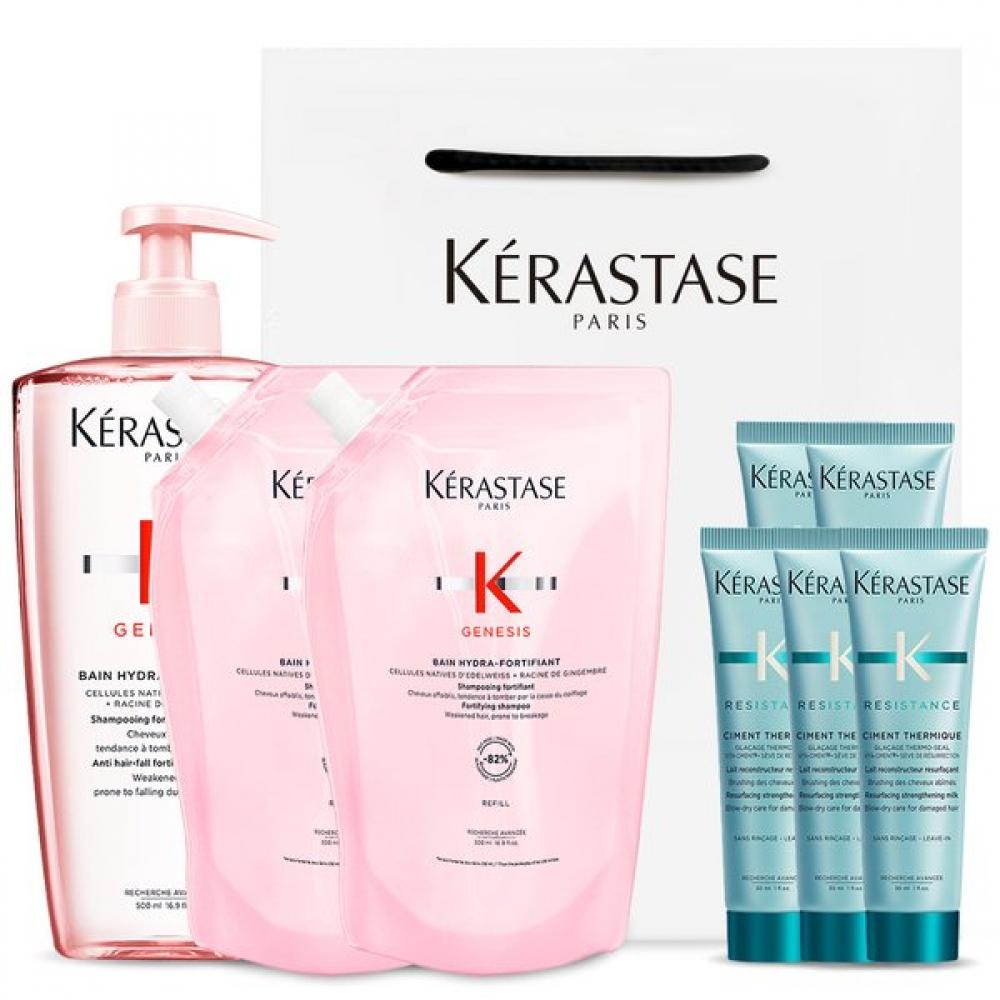 

K Rastase Genesis Shampoo Set 1.5l 500ml+refill 500mlx2 Single option
