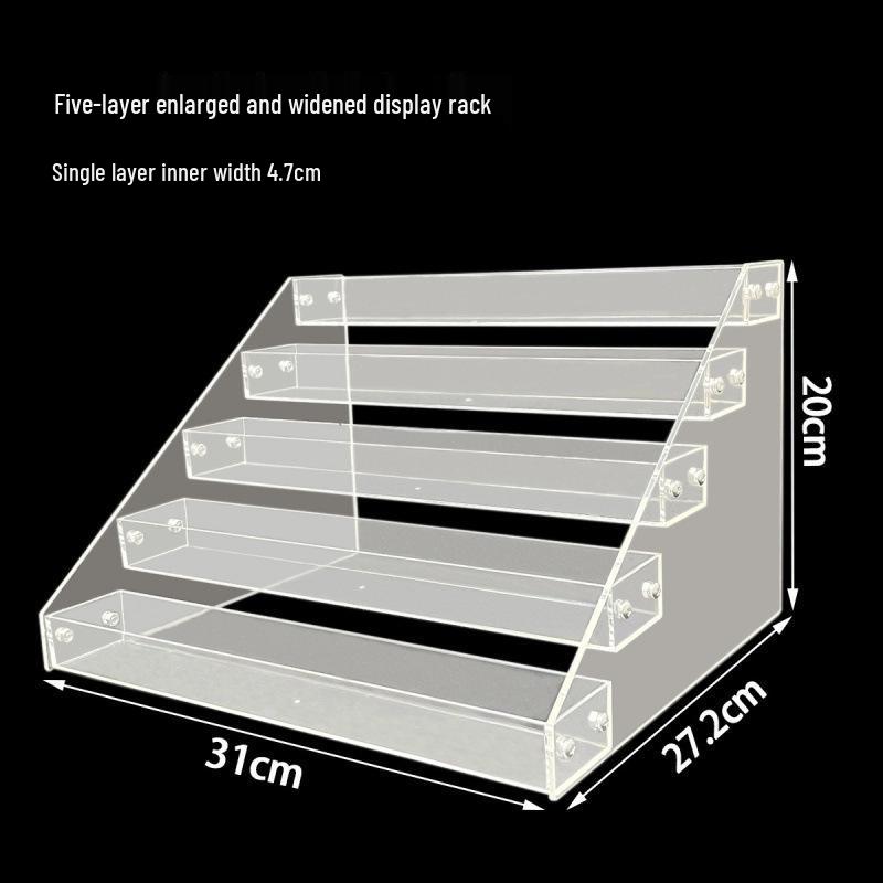Multi-layer Acrylic Perfume & Doll Display Shelf Box