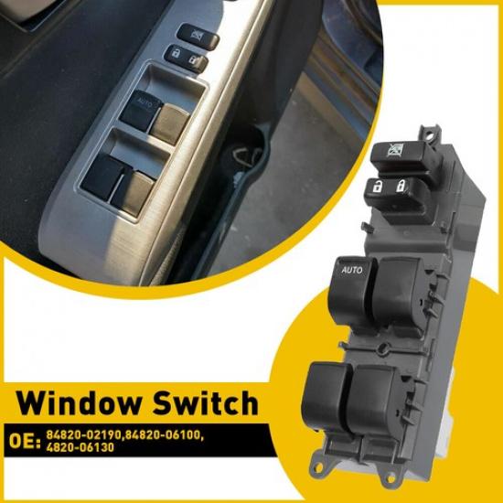 Left Driver Side Power Window Master Control Switch For 2012-2014 Toyota Tacoma