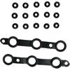 AUCERAMIC Valve Cover Gasket Set Fit for BMW 323i 323is 328i 523i 528i 728i 728iL M3 Z3 2.5L 2.8L 3.2L L6 M52 11121726537 1121437395