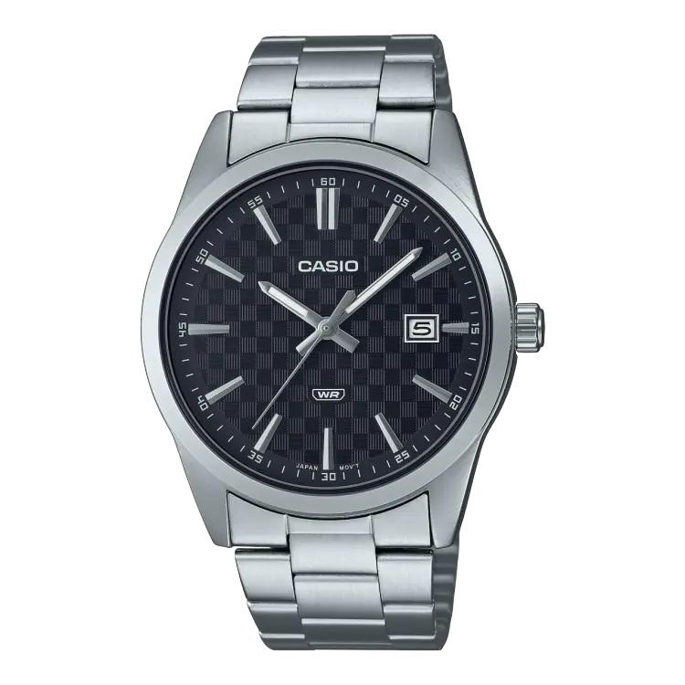 Casio COLLECTION Mod. DATE - CARBON LOOK - BLACK MTP-VD03D-1AUDF