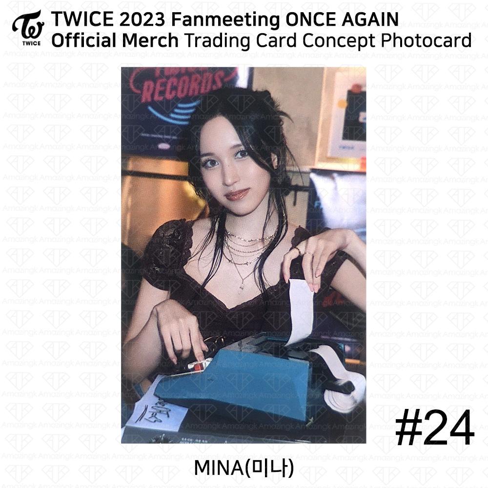 Twice 8. Jahrestag ONCE AGAIN Fanmeeting Pop-up MD Sammelkarte Fotokarte