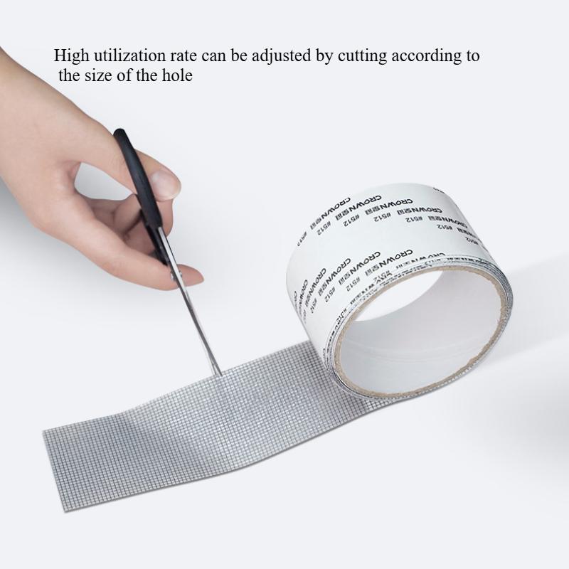 Mosquito and Insect Proof Window Screen Repair Stickers, Household Self-adhesive Window Screen Tape, Mesh Leak Repair Stickers