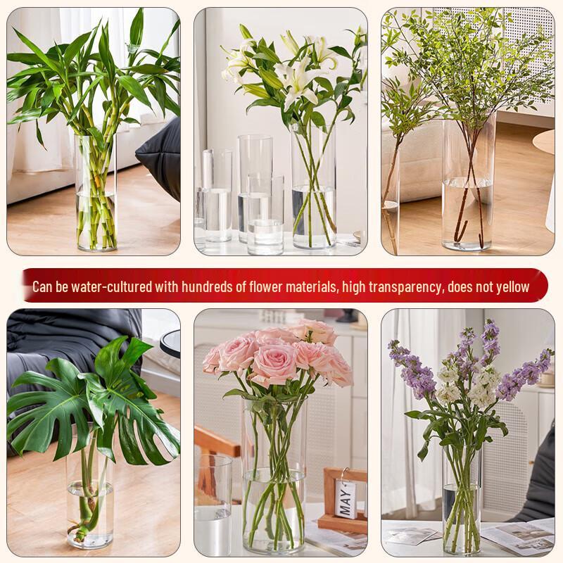 Transparent Shatterproof Acrylic Multi-Opening Vase