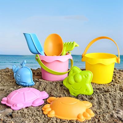 Beach Toy Summer Beach Play Set for Kids Water and Sand Toy Bucket Set for Outdoor Fun Bucket and Tool