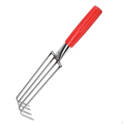 Rastrello per conchiglie da spiaggia, Strumento per la rimozione delle erbacce, con Manico Ergonomico, Leggero per Scavare Frutti di Mare