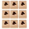 50Pcs Maple Leaf Pattern Kraft Paper Packing Box Small Gift Craft Wrapping Box Wedding Party Favor