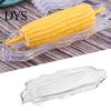 Vegetable Corn Trays Anti-scalding Wear-resistant Plastic Dishes Cob Dinnerware Sets for Family Preservation