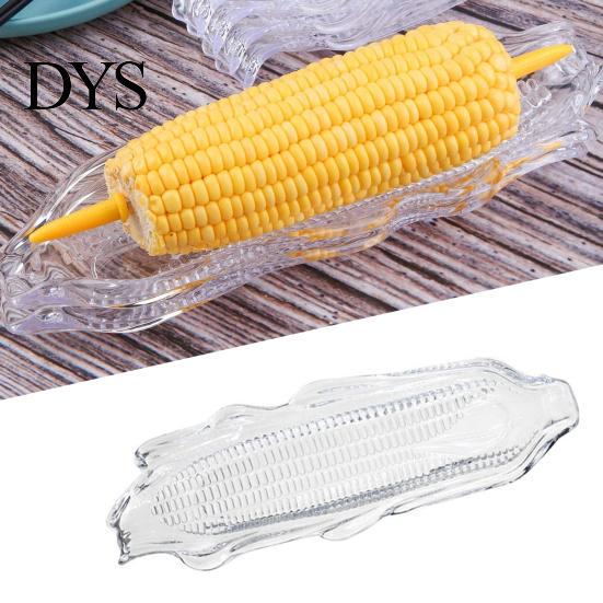 Vegetable Corn Trays Anti-scalding Wear-resistant Plastic Dishes Cob Dinnerware Sets for Family Preservation