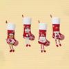 Three Dimensional Christmas Stocking Elderly Snowman Xmas Tree Hanging Ornaments  Fireplace