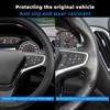 Car Steering Wheel Cover For Chevy Silverado 1500 2500 3500, Tahoe, Equinox,Traverse,Colorado, Automative Accessories For Chevy, Sporty Design, Black