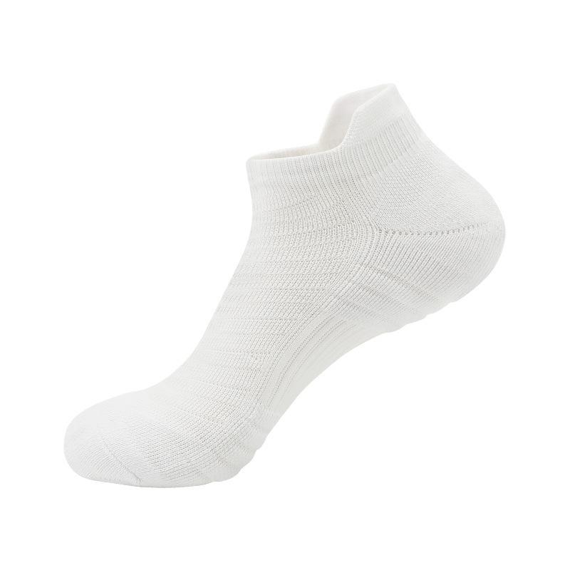 Low-Top Men'S Non-Slip Professional Running Sports Socks, Thick Towel Bottom Short Tube Running Socks, Badminton Socks