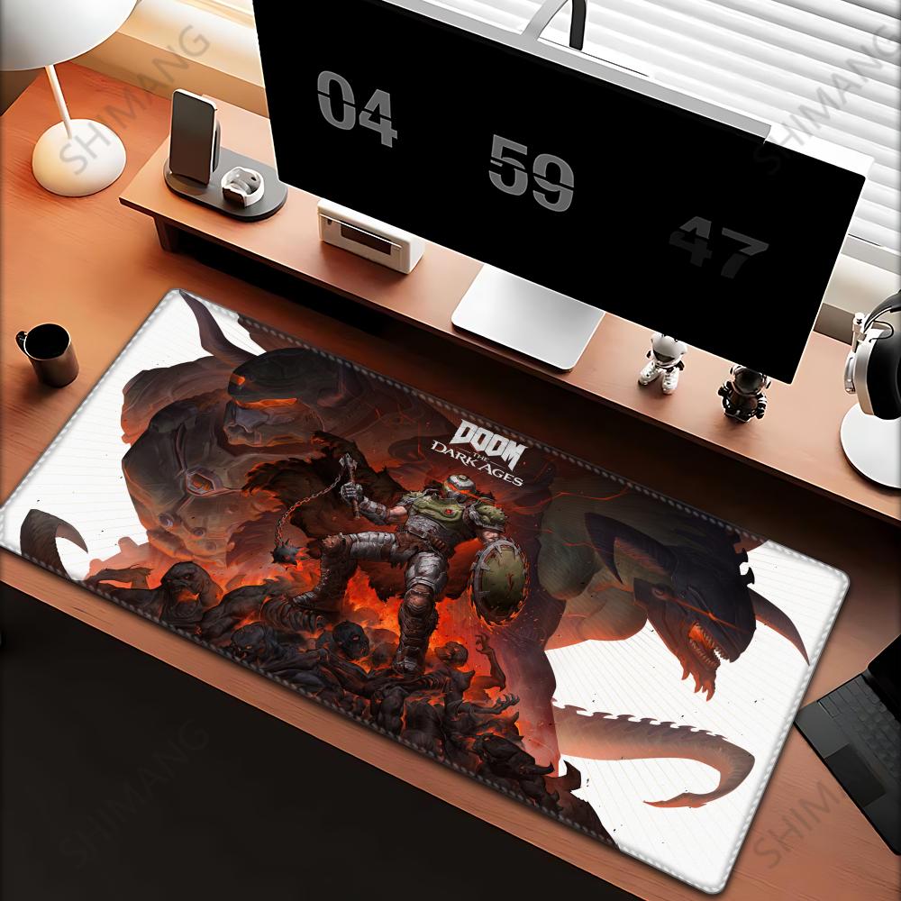 HD DDoom Mousepad Large Gaming Mouse Pad LockEdge Thickened Computer Keyboard Table Desk Mat