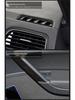 Compatible Carbon Fiber Interior Accessories for VW Golf 7: Console, Gear Shift, Cup Holder, A/C, Navigation Decor.