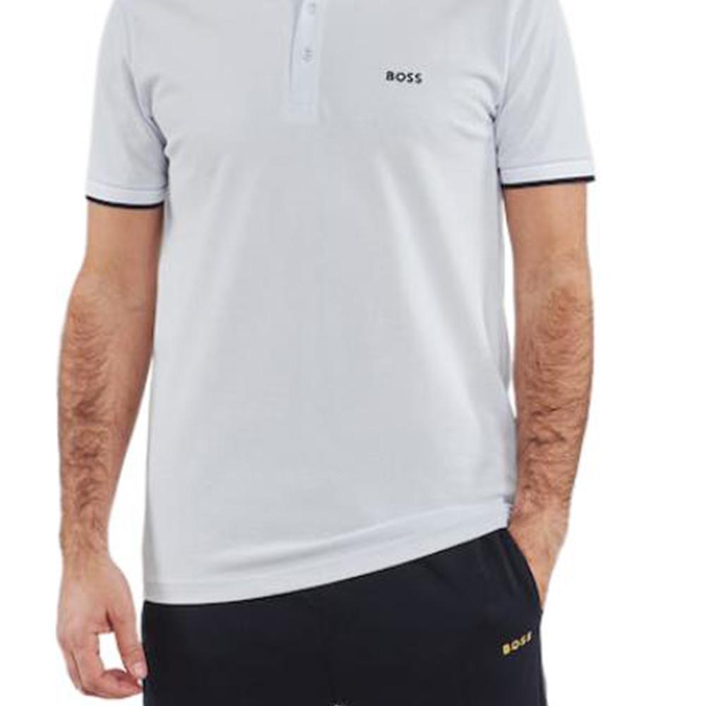 Hugo Boss logo-embroidered polo shirt 50468983-456