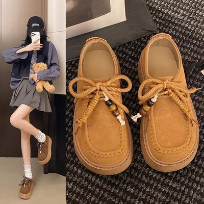 Mocassins chaussures simples Boken été et automne nouvelles décontractées muffin chaussures pour femmes plateforme rehaussante chaussures Birken chaussures de skate 2025