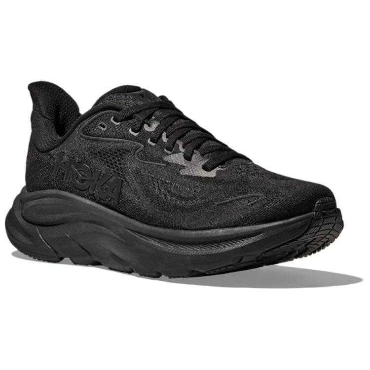 HOKA Clifton 10 Wide Triple Black Men Sneakers 1162032-BBLC