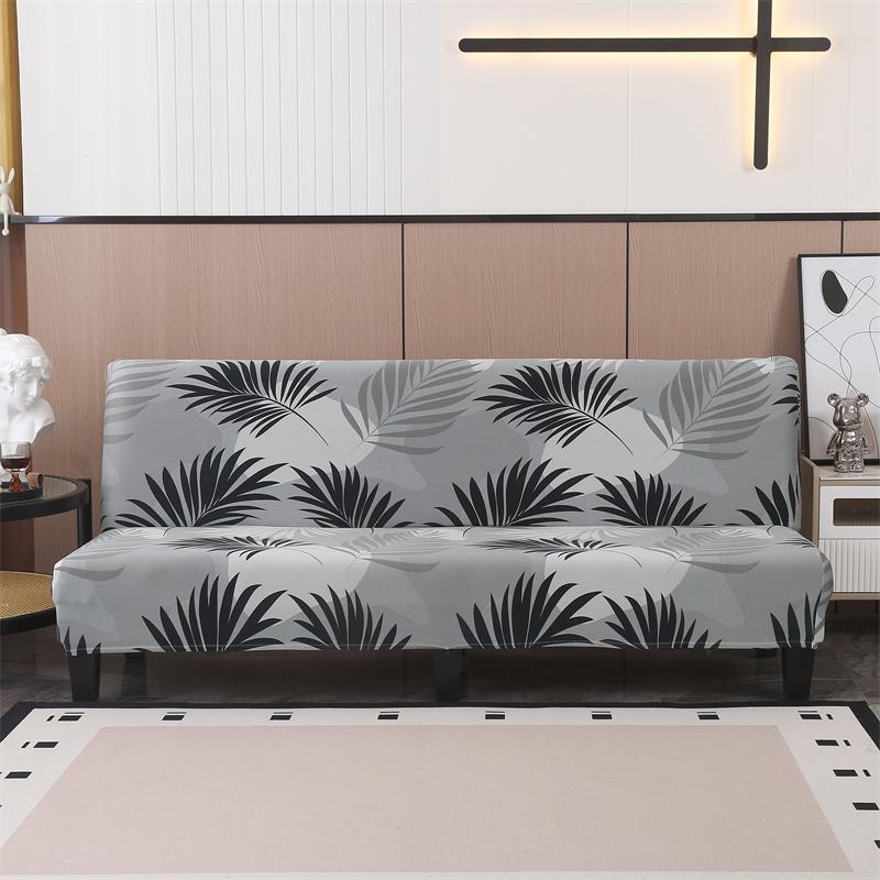 Yeni Futon Kanepe Koruyucu Katlanır Kanepe Yatak Örtüsü Oturma Odası İçin Kolsuz Kanepe Kılıfları Elastik Spandeks Malzeme Yumuşak Slipcoverlar