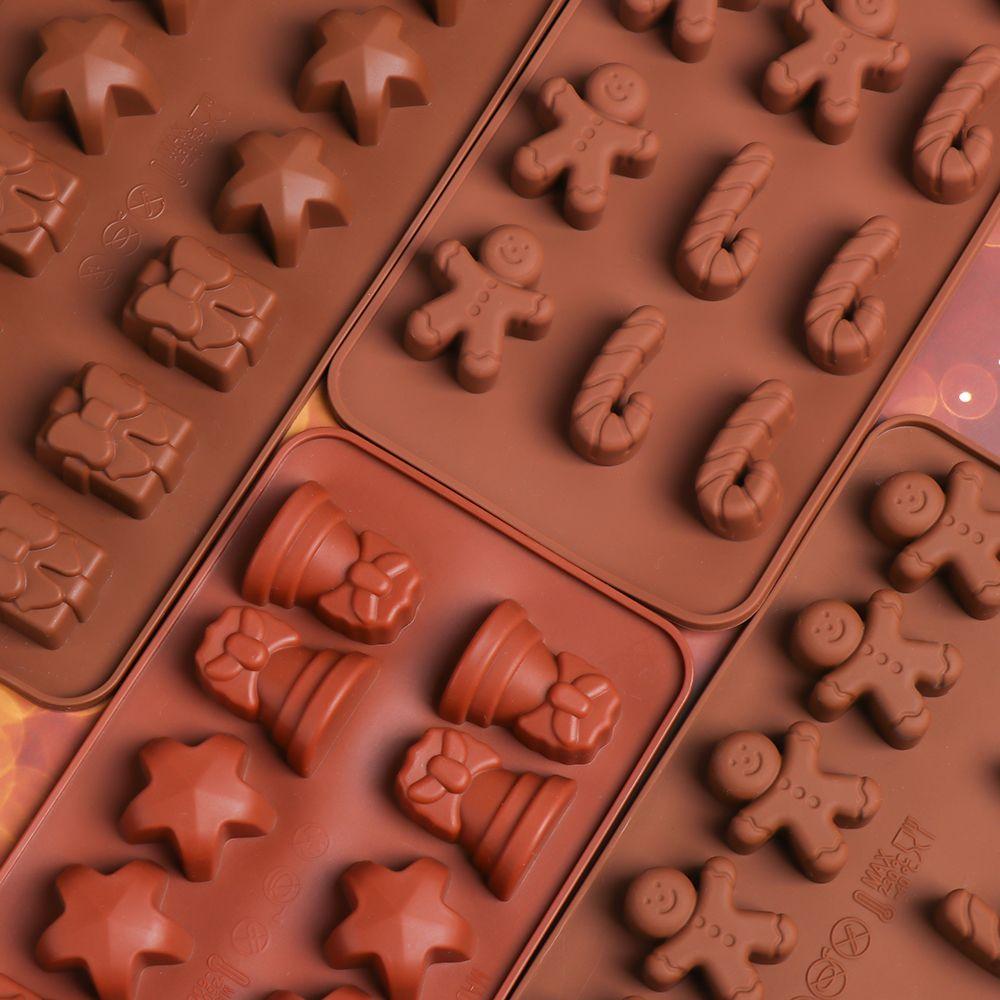 Cookie Shaping Decorating Gingerbread Man Christmas Candy Mould Baking Trays Xmas Chocolate Mold