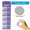 5Pcs CR1616 Batteries 3V Capacity Safety Battery Coin Button Cell Lithium Batteries for Electronic Balanced Watches
