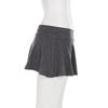 New Sweet Girly Slim Knit Versatile Solid Color Mini Skirt for Women