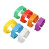 Adjustable Chicken Foot Ring Inner Diameter 2~2.4cm Chicken Poultry Flexible Retractable Foot Rings Poultry Farming Tool 100 Pcs