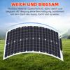 Solar Panel 200W 18V 45° Flexible Solar Panels Silicon Solar Cell Efficiency Battery Charger for Roof Boat Camping Caravans