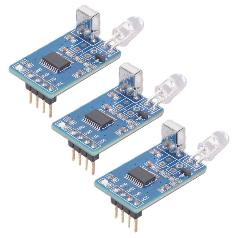 5V IR-Sender-Empfänger-Board, das Vollduplex-Kommunikation über serielle Schnittstellen unterstützt