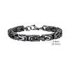 Vikings Mens Chunky Paperclip Chain Bracelets Waterproof Stainless Steel Link Wristband Birthday Gifts for Him