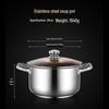 HANDUNYOU 28cm Stainless Steel Soup Pot