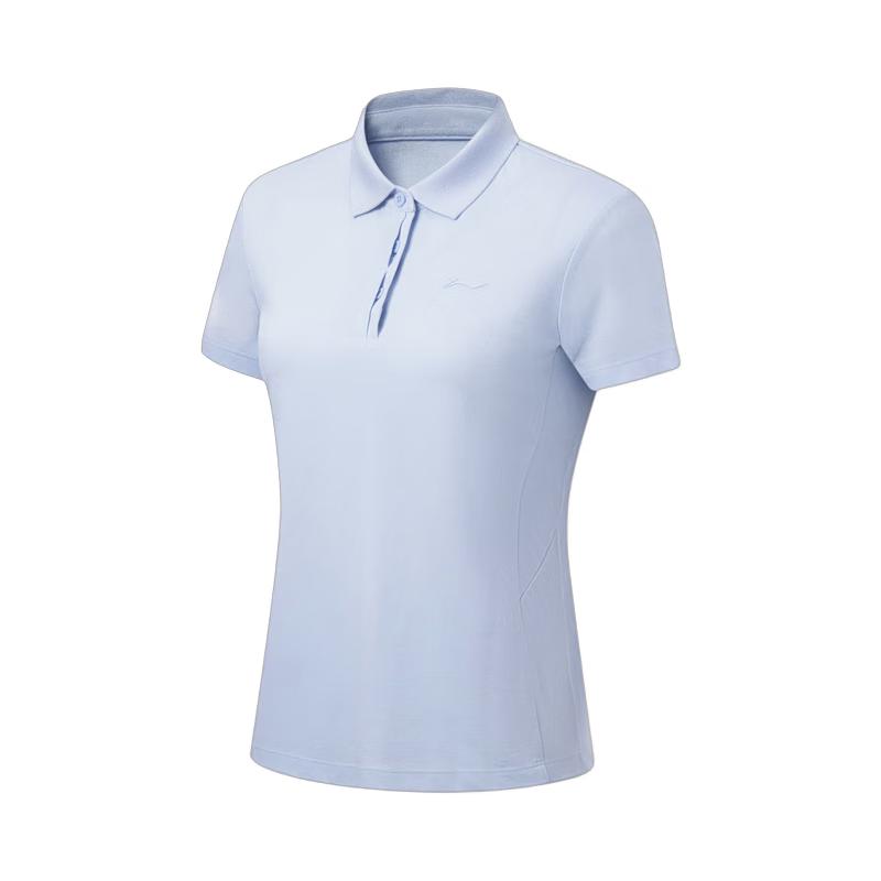Li-Ning Women's Logo Lapel Short-Sleeve Polo Shirt